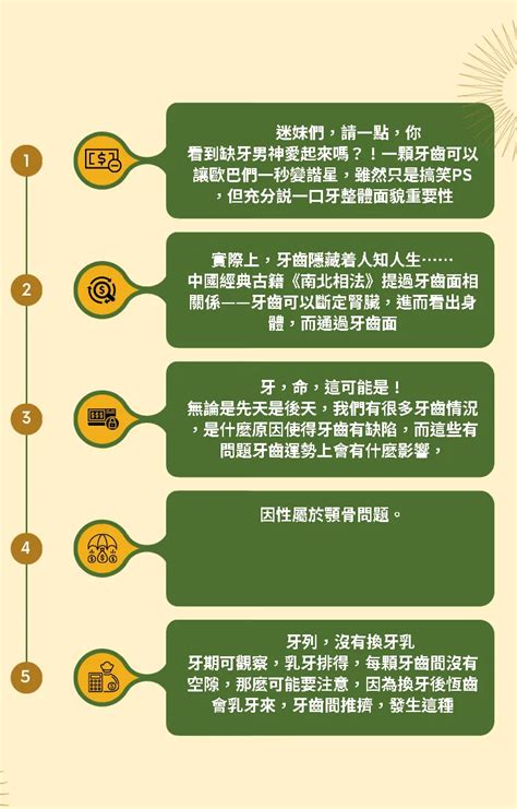 門牙面相|倒及牙哨牙面相上代表甚麼？解析11種牙齒相學玄機｜ 